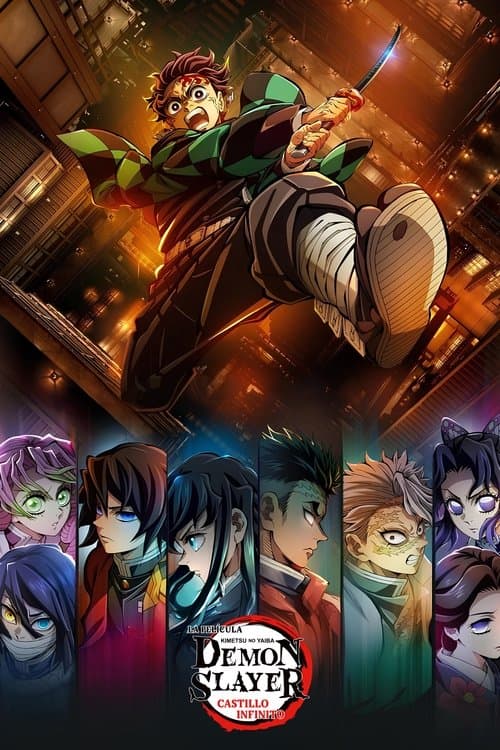 Póster de Guardianes de la noche: Kimetsu no Yaiba La fortaleza infinita